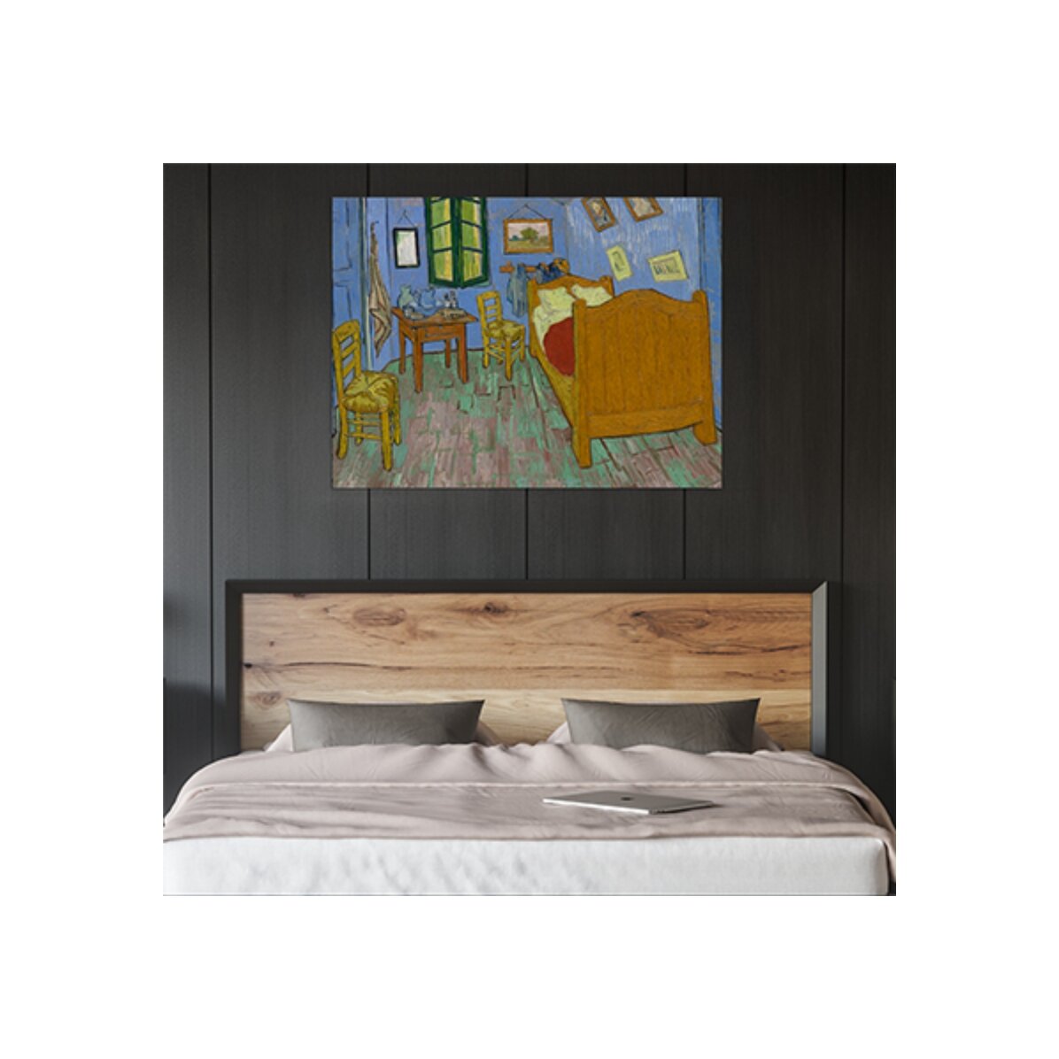 Poster landscape - Vincent van Gogh - Dormitorul, 1889