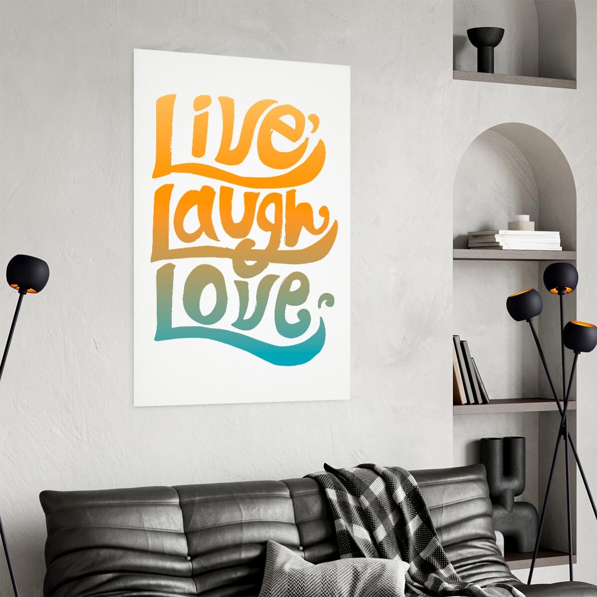Poster Live, laugh, love