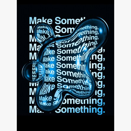 Poster Make something