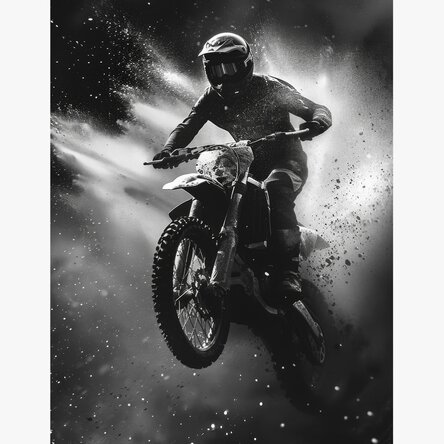 Poster Motociclist 