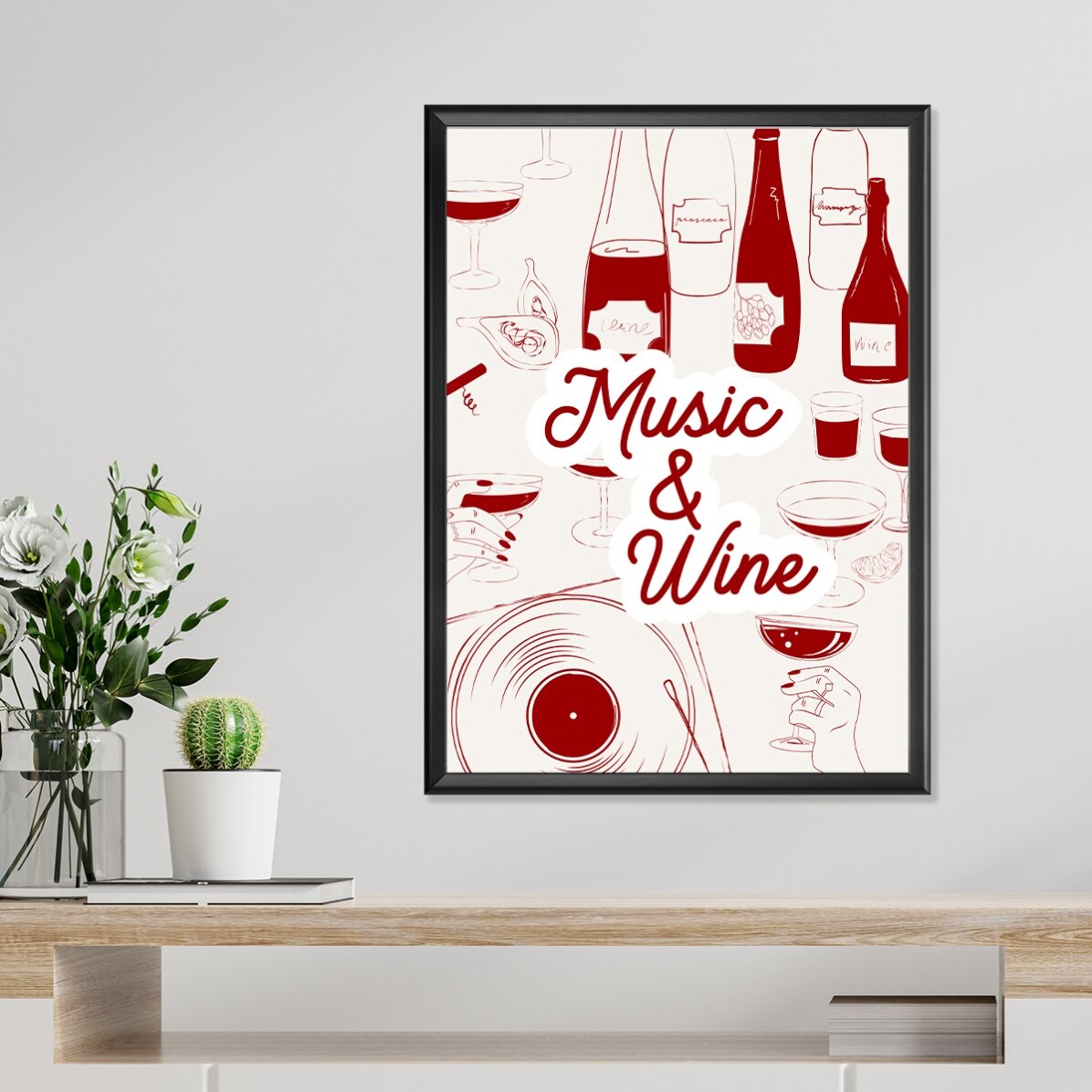 Poster Music & Wine