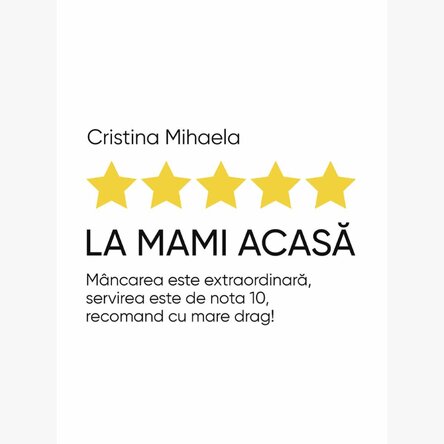 Poster personalizat cu text - Review