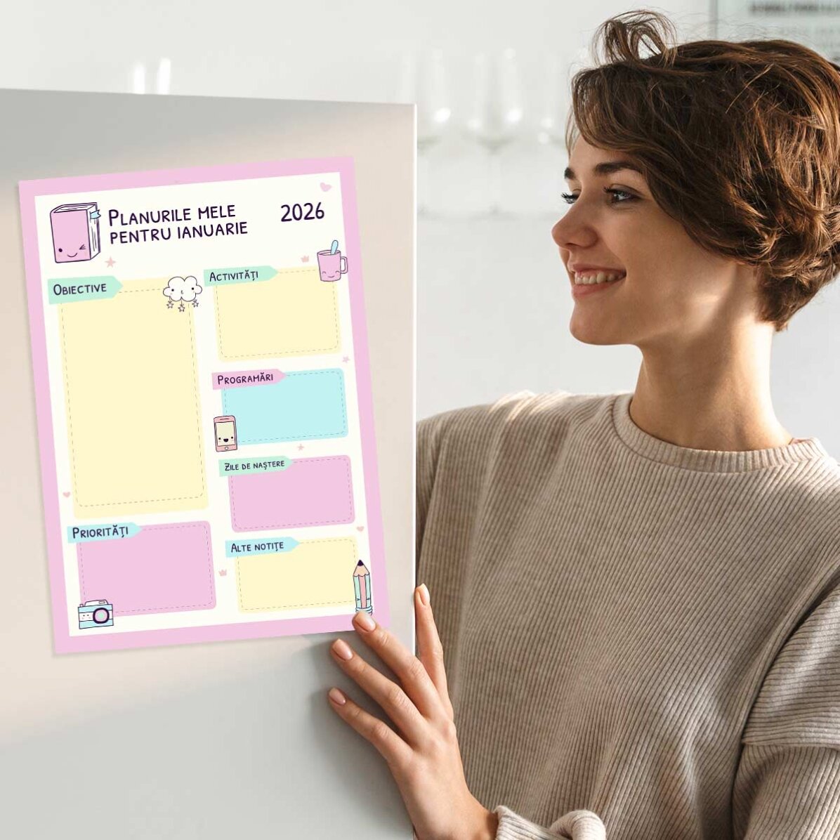 Poster personalizat - Pastel planner