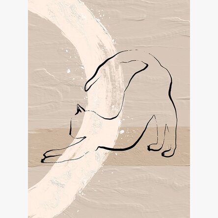 Poster Pisică minimalistă line art