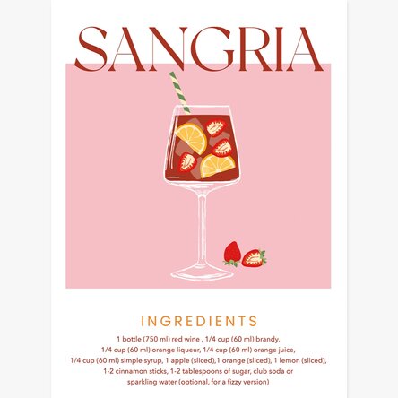 Poster Sangria