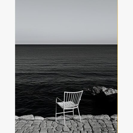 Poster Scaun solitar la mare