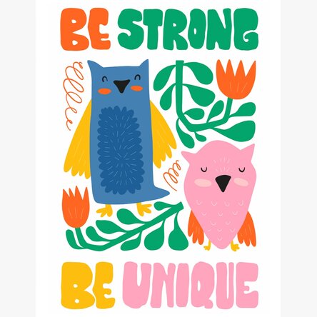 Poster Strong & unique