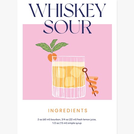 Poster Whiskey Sour