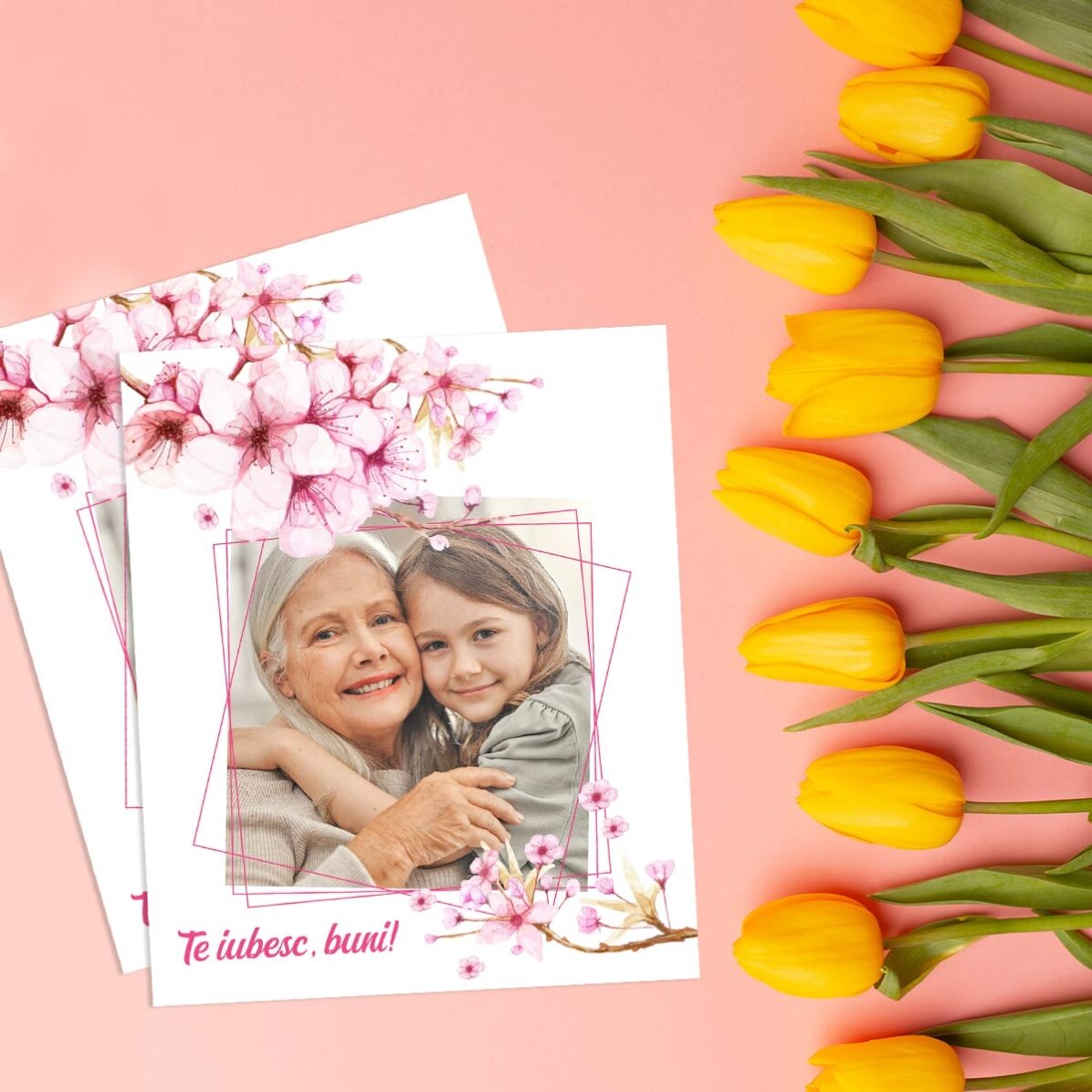 Poză 10x12 cm personalizată cu o poză - Primăvară