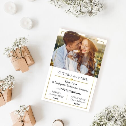Poză 10x15 cm personalizată - Invitație