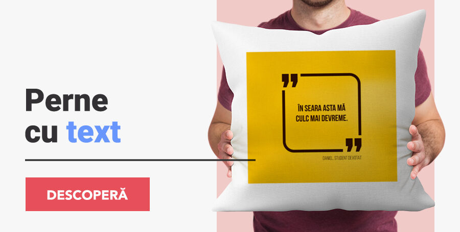 Perne personalizate cu text