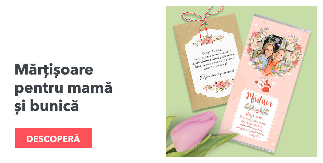 Mărțișoare pentru mamă și bunică