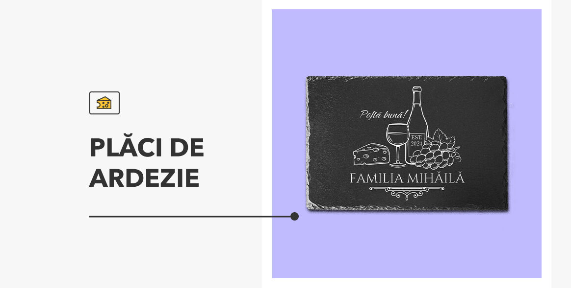 Plăci de ardezie personalizate