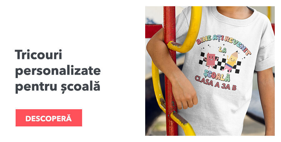 Tricouri personalizate Back to School