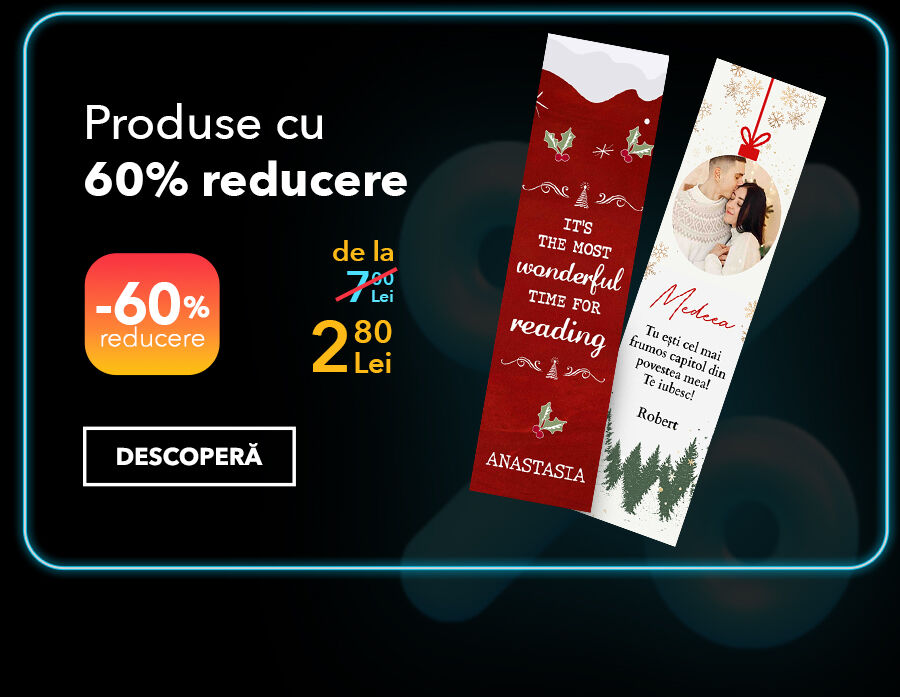 Cadouri personalizate reduse cu 60% - Black Friday