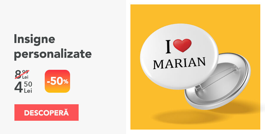 Insigne metalice personalizate