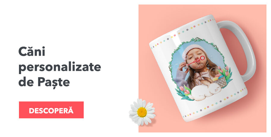 Căni personalizate de Paște