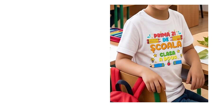 Tricouri personalizate Back to School