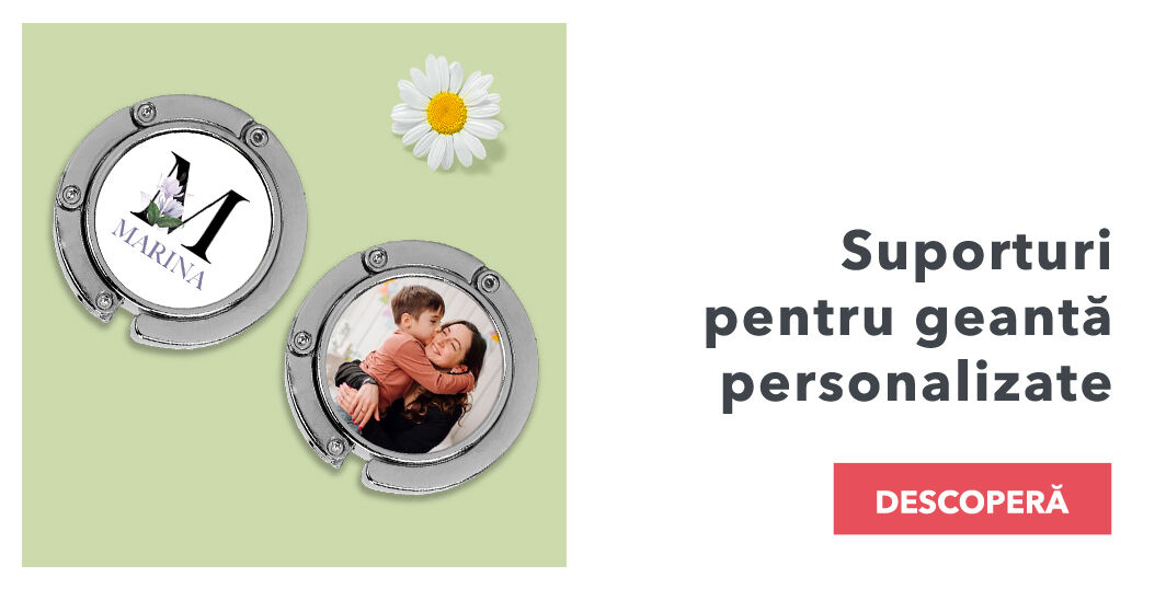 Suporturi geantă pentru masă personalizate