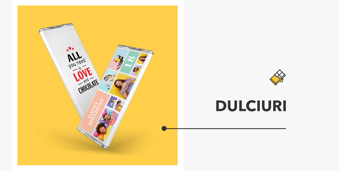 Toate dulciurile și bomboanele personalizate