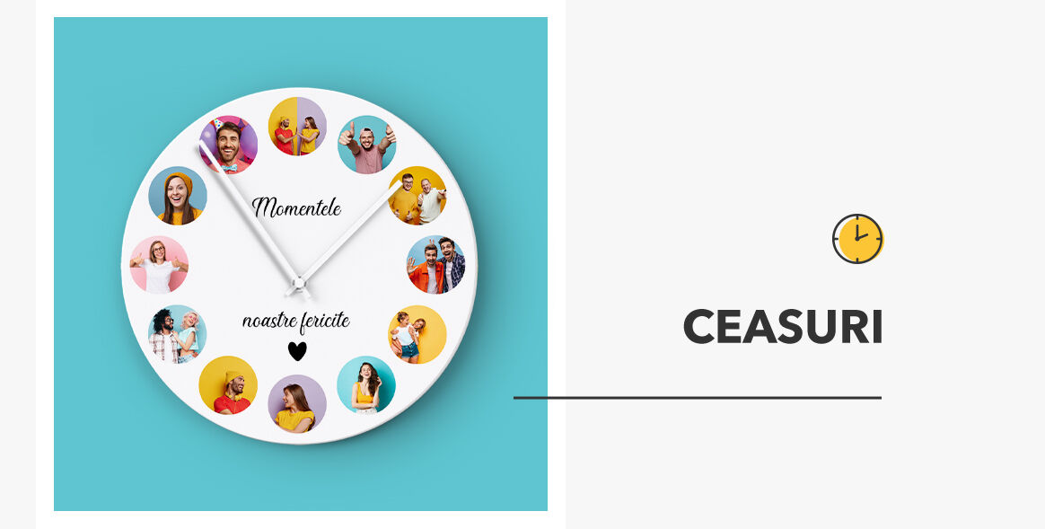 Ceasuri de perete personalizate