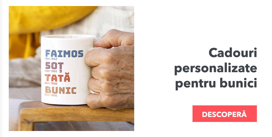 Cadouri personalizate pentru bunici