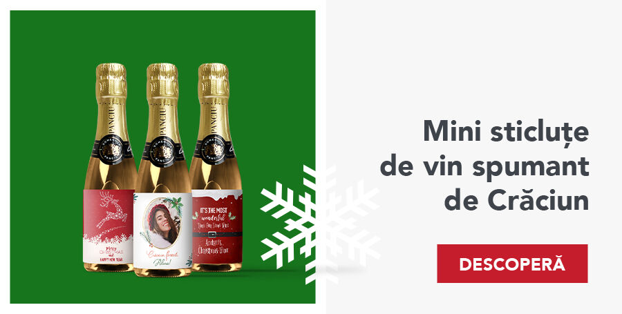 Mini vinuri spumante de Crăciun
