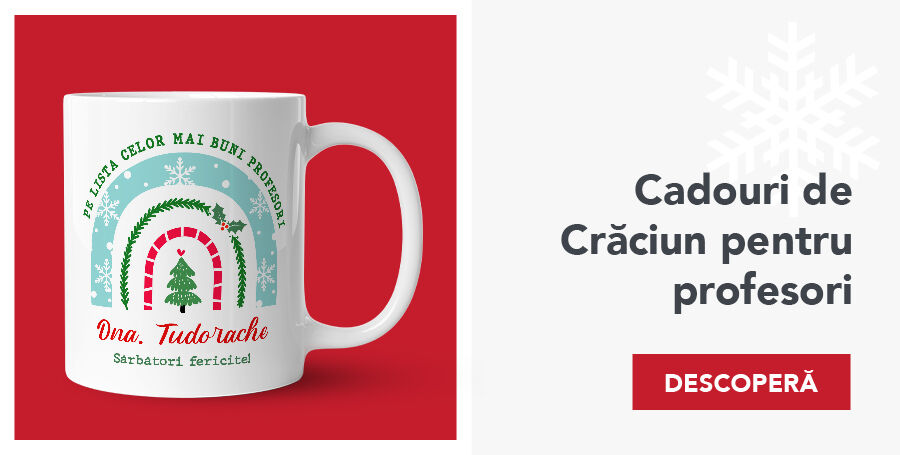 Cadouri de Crăciun pentru profesori