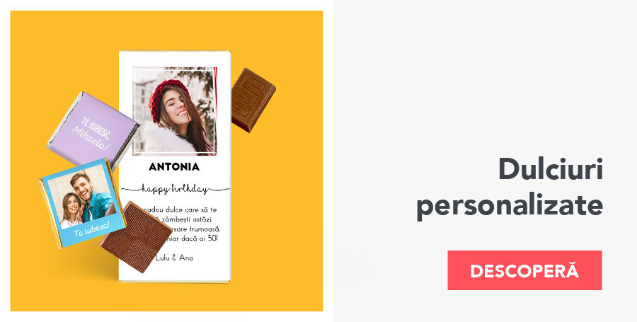 Toate dulciurile și bomboanele personalizate