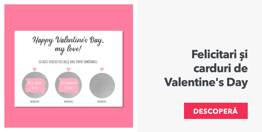 Felicitări, magneți și carduri pentru Valentine