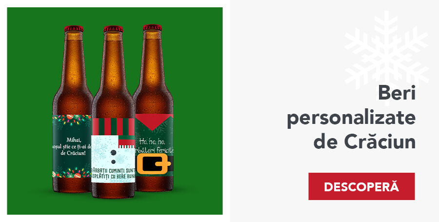 Bere personalizată de Crăciun