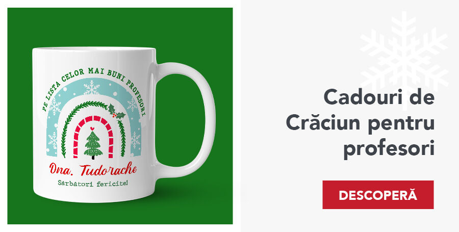 Cadouri de Crăciun pentru profesori