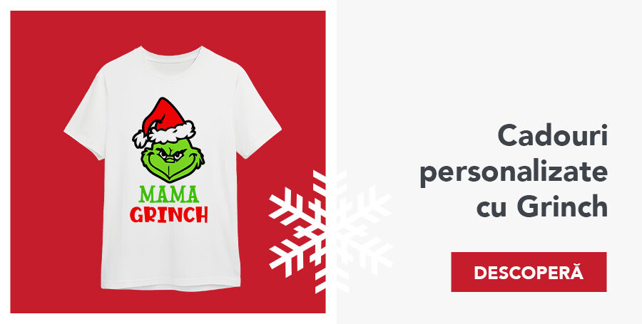 Cadouri personalizate cu Grinch