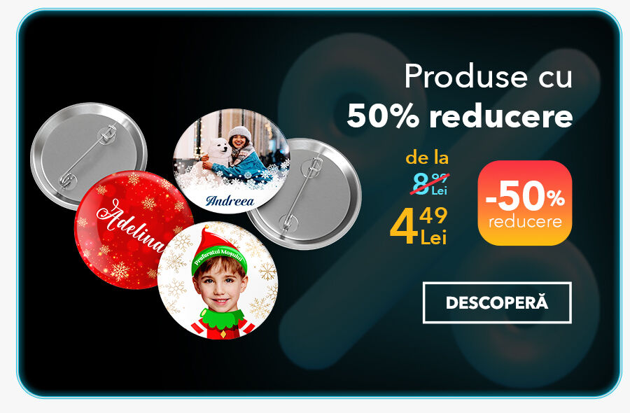Cadouri personalizate reduse cu 50% - Black friday