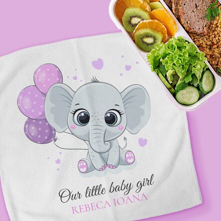 Prosop personalizat cu nume  - Baby girl