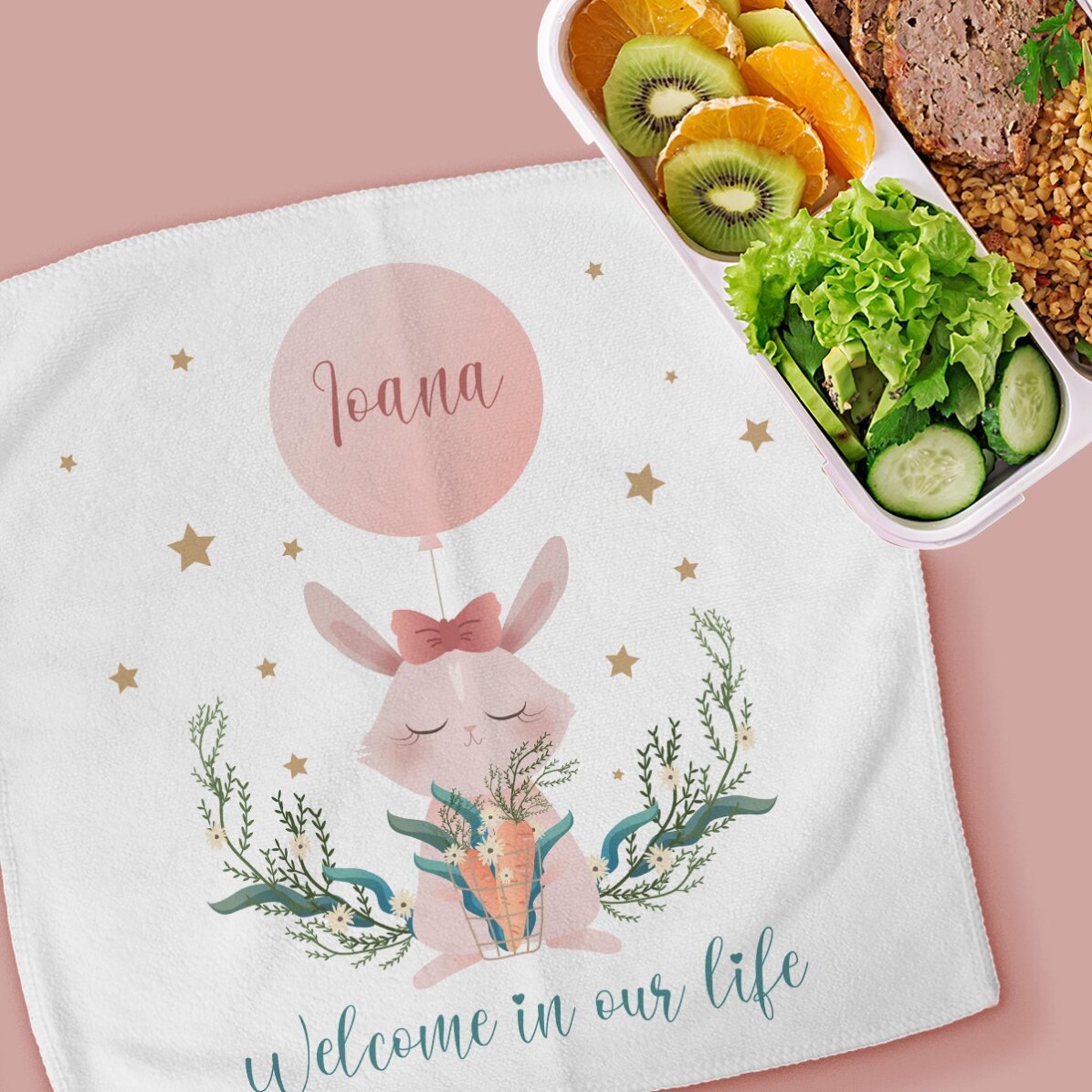 Prosop personalizat cu nume  - Welcome, babygirl