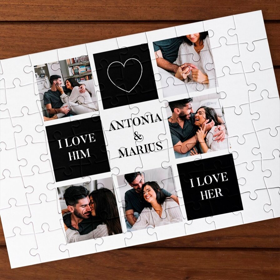 Puzzle-uri personalizate pentru aniversare relație