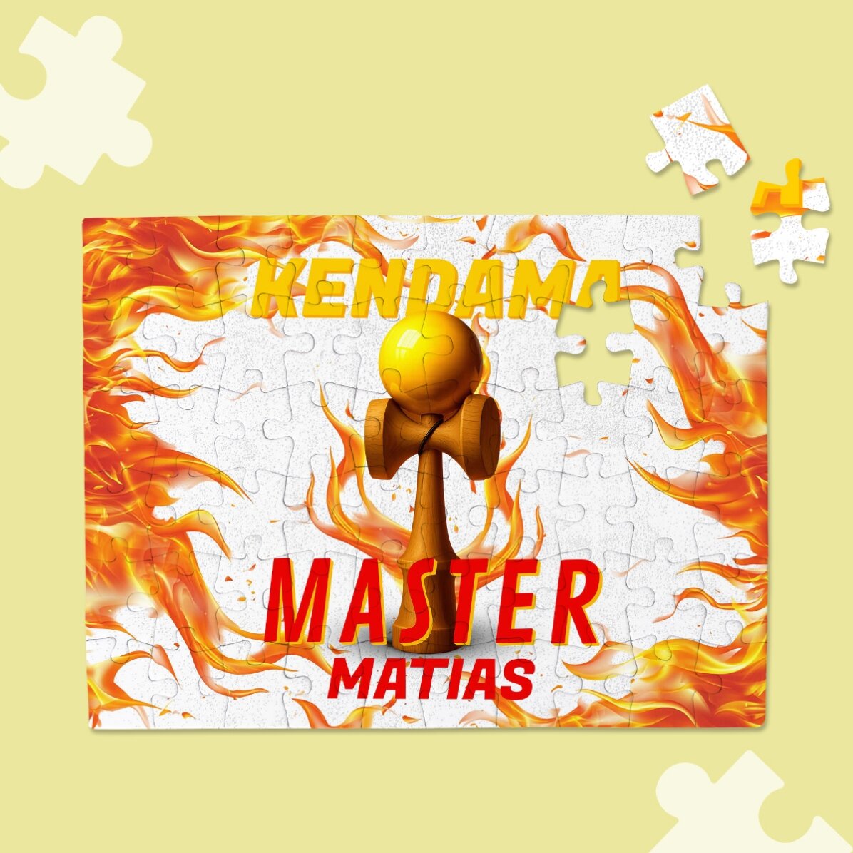 Puzzle personalizat pentru copii - Kendama Master
