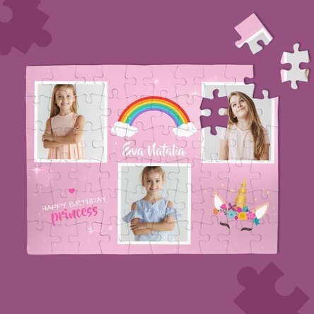 Puzzle personalizat pentru copii - Princess