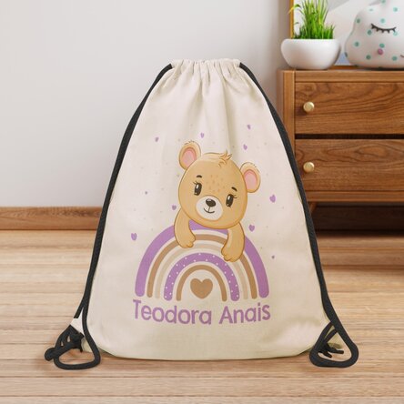 Rucsac personalizat cu nume - Ursuleț
