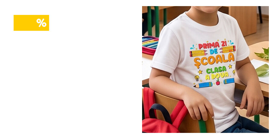 Tricouri personalizate Back to School