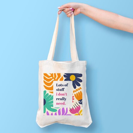 Sacoșă personalizată cu text - Flowers