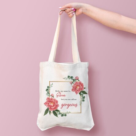 Sacoșă personalizată cu text - Gorgeous