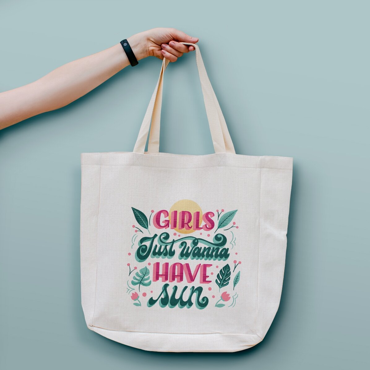 Sacoșă personalizată - Girls just wanna...