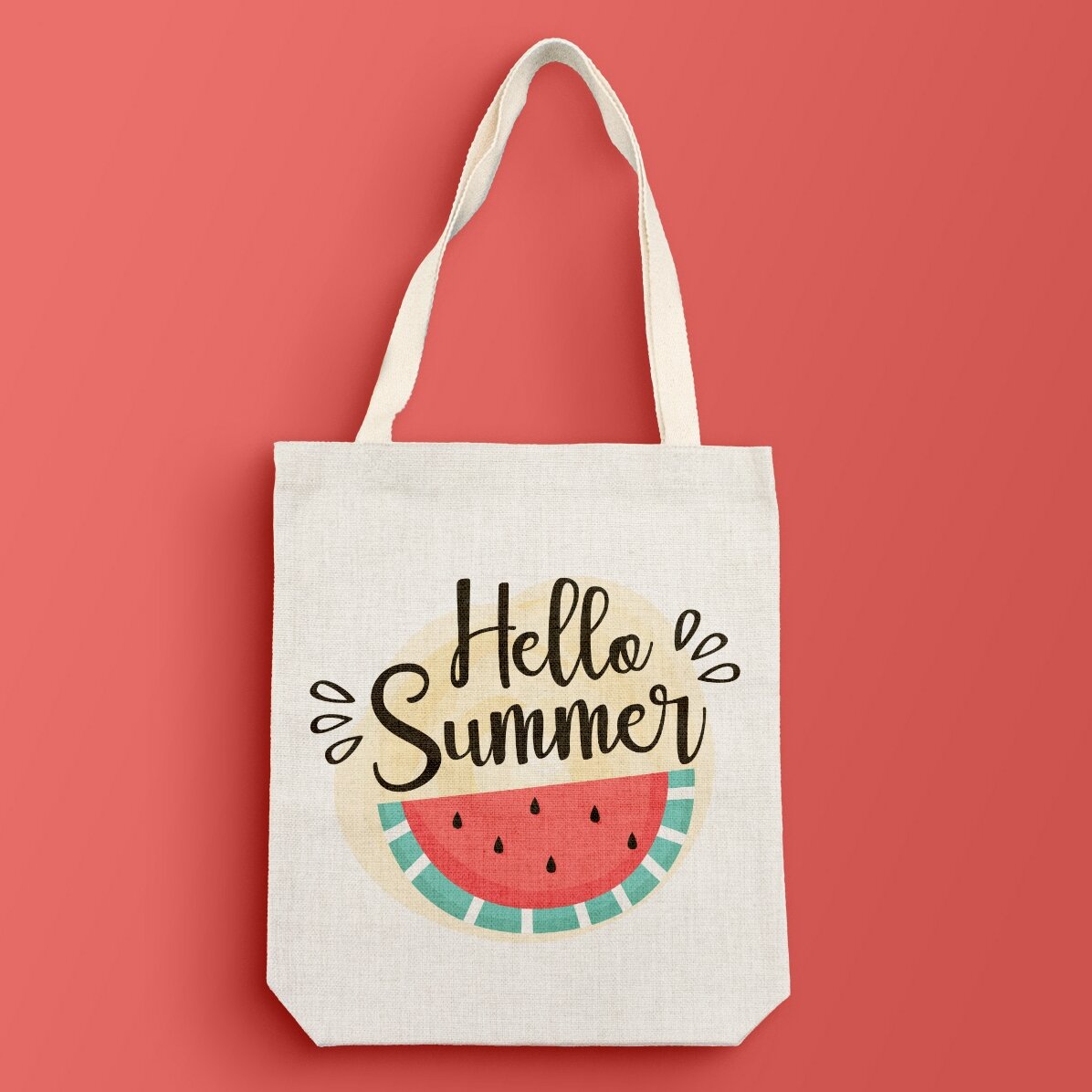 Sacoșă personalizată - Hello, summer
