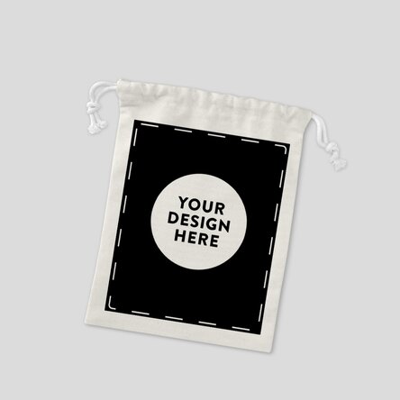 Săculeț mic pentru cadouri personalizat cu grafica ta