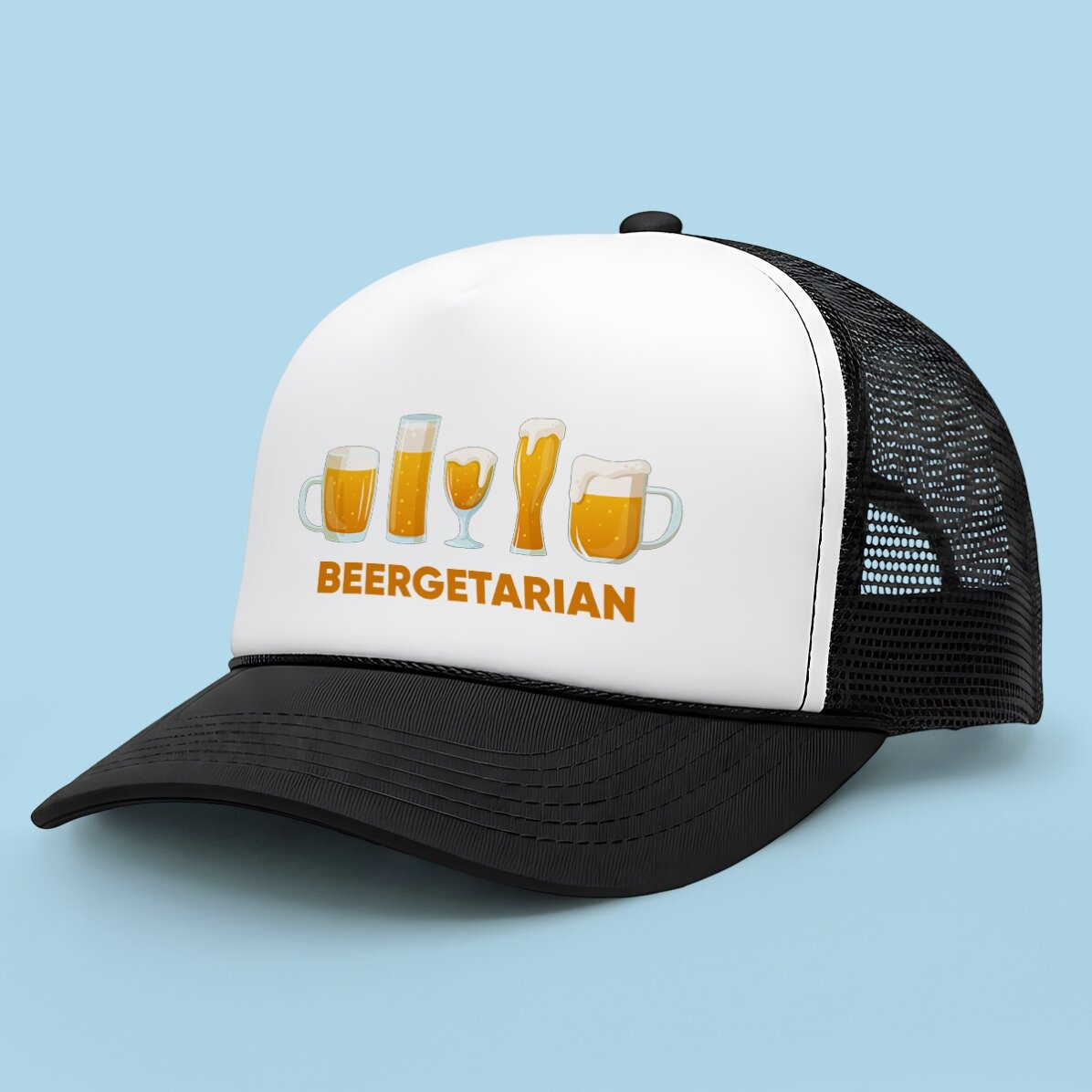 Șapcă personalizată cu mesaj - Beergetarian