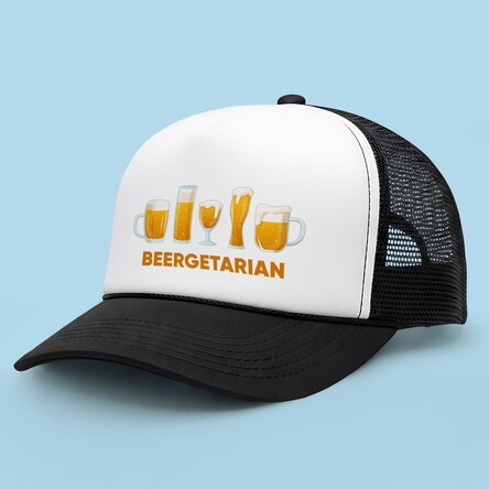 Șapcă personalizată cu mesaj - Beergetarian