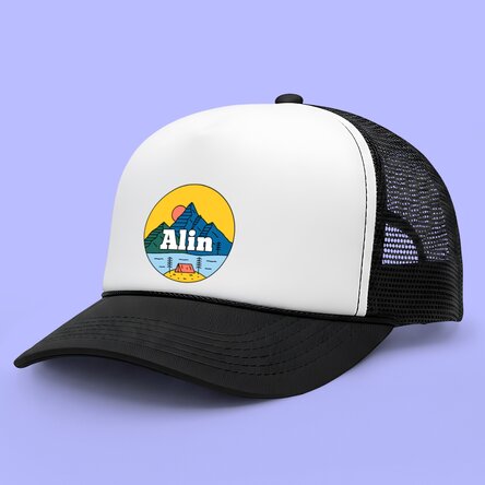 Șapcă personalizată cu nume - Camping