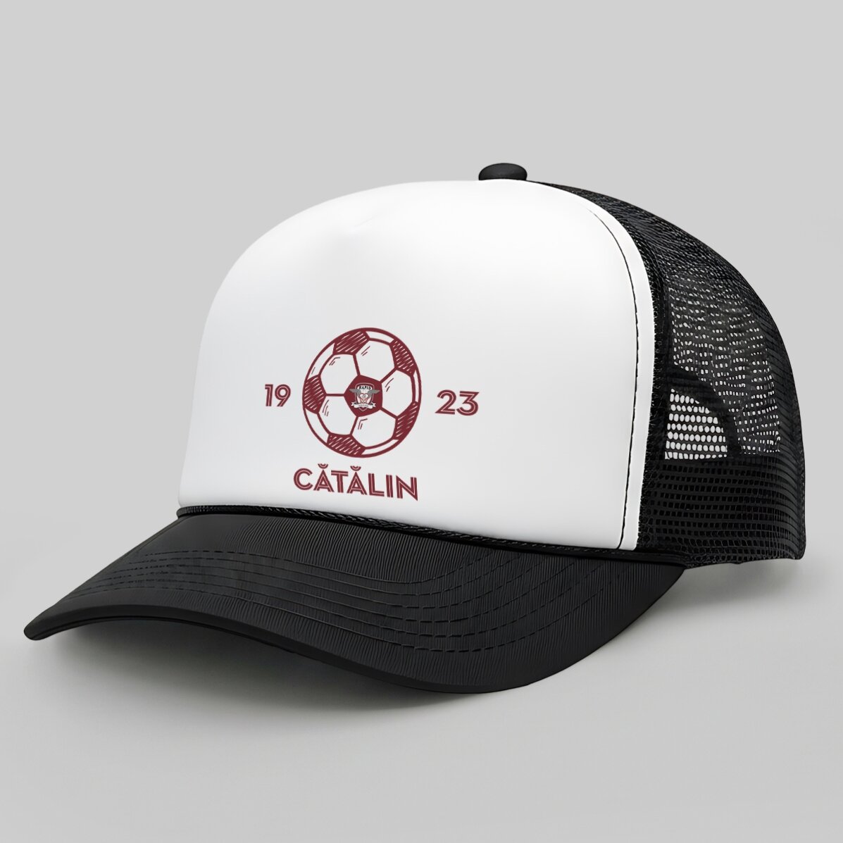 Șapcă personalizată  FC RAPID cu nume - Minge